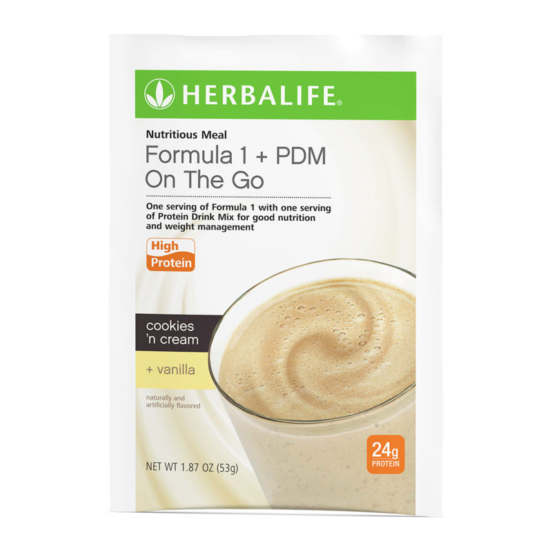 Formula 1 + PDM On The Go: 24g of Protein 7 Packets